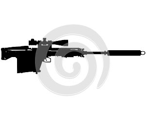 Gepard GepÃÂ¡rd anti materiel rifle, GM6 Lynx Caliber 50 BMG Cal 12 Ãâ 99 NATO Bulpup Semi Auto ARMY Special forces Sniper Rifle photo